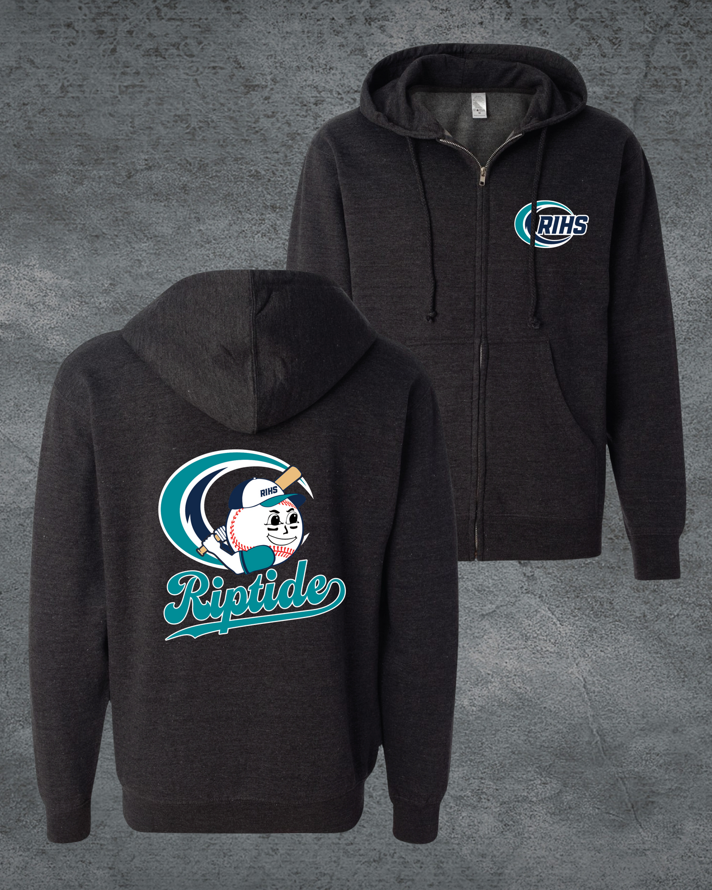 Baseball 4 Zip Up Hoodie