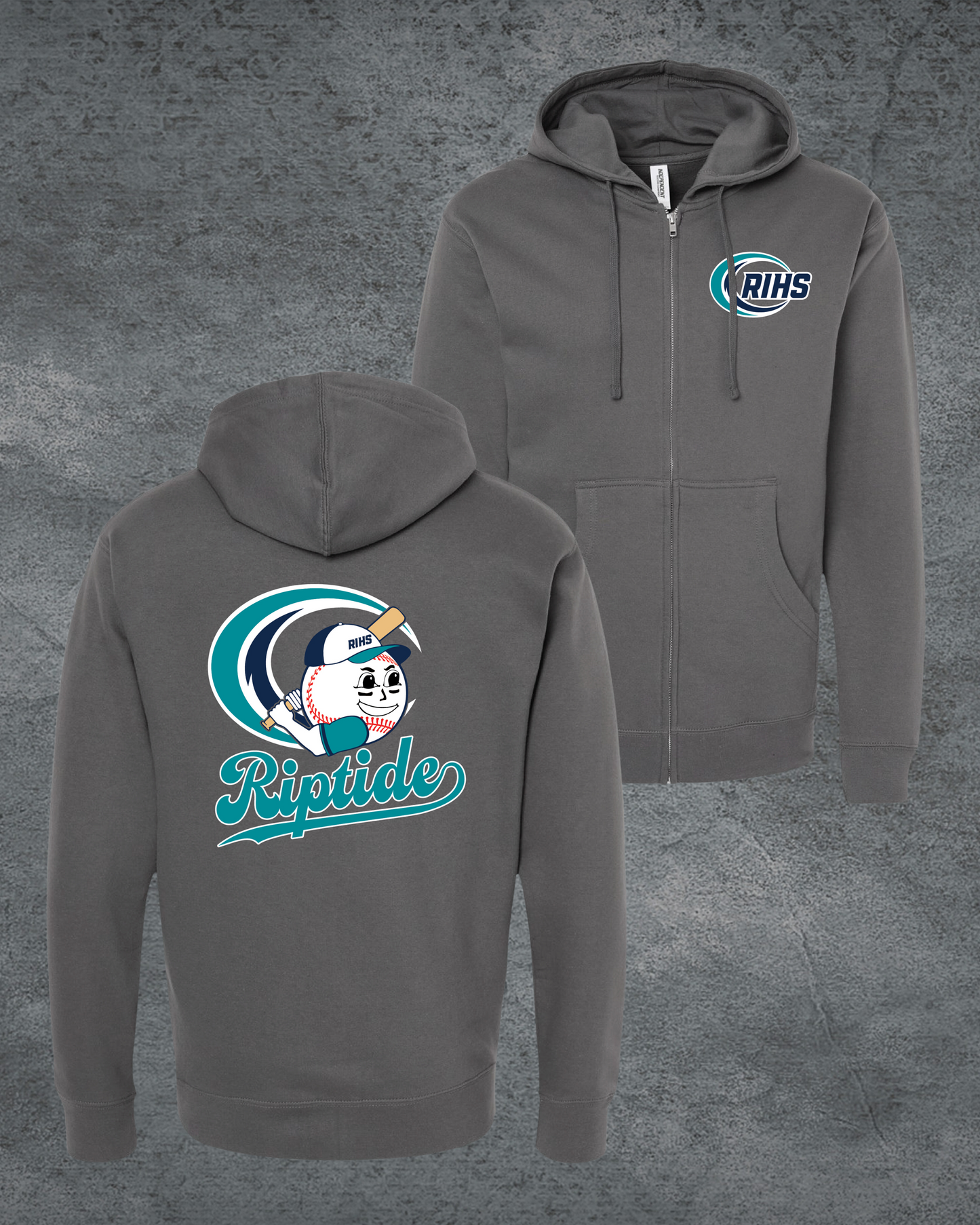 Baseball 4 Zip Up Hoodie