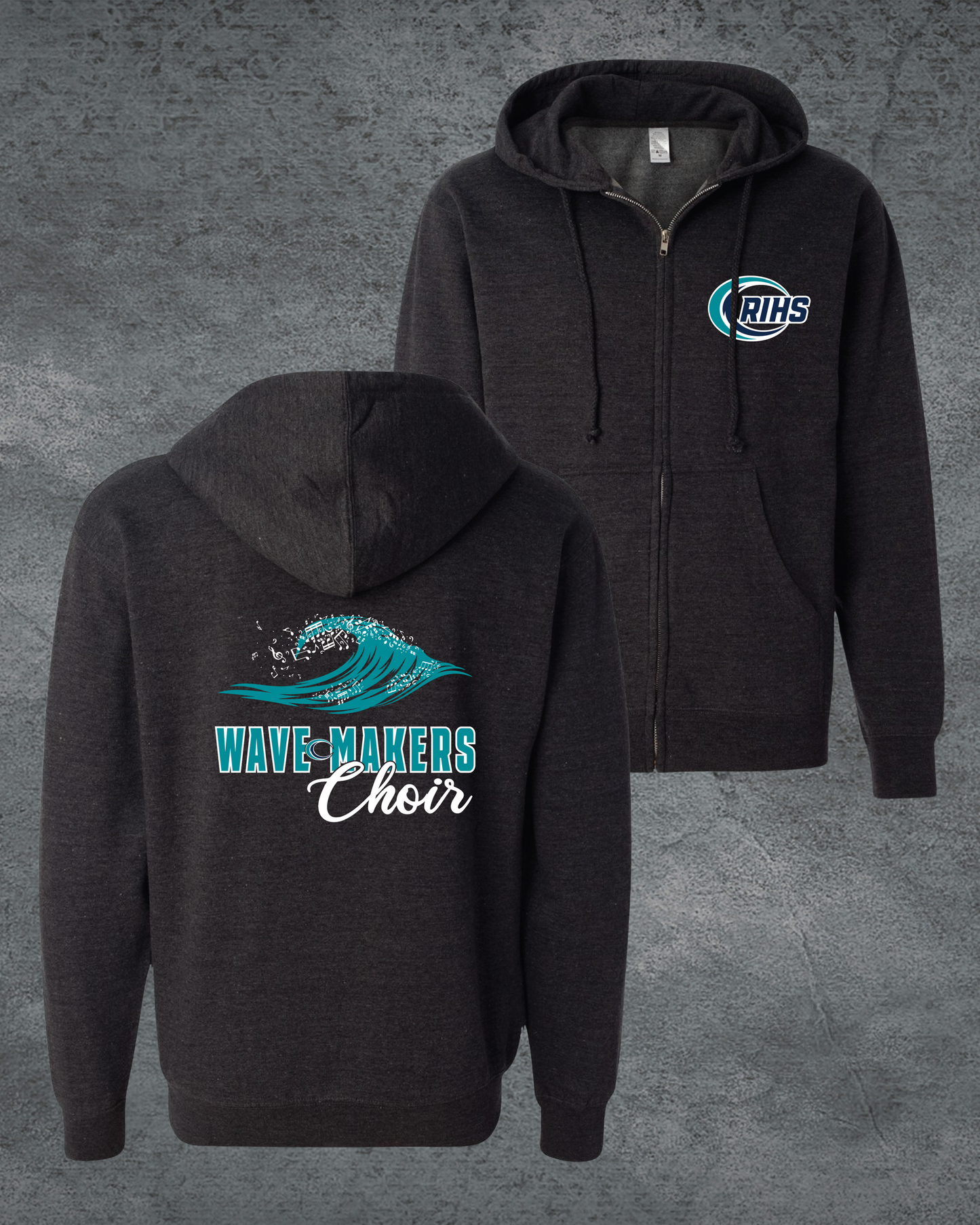 Wave Makers Zip Up Hoodie