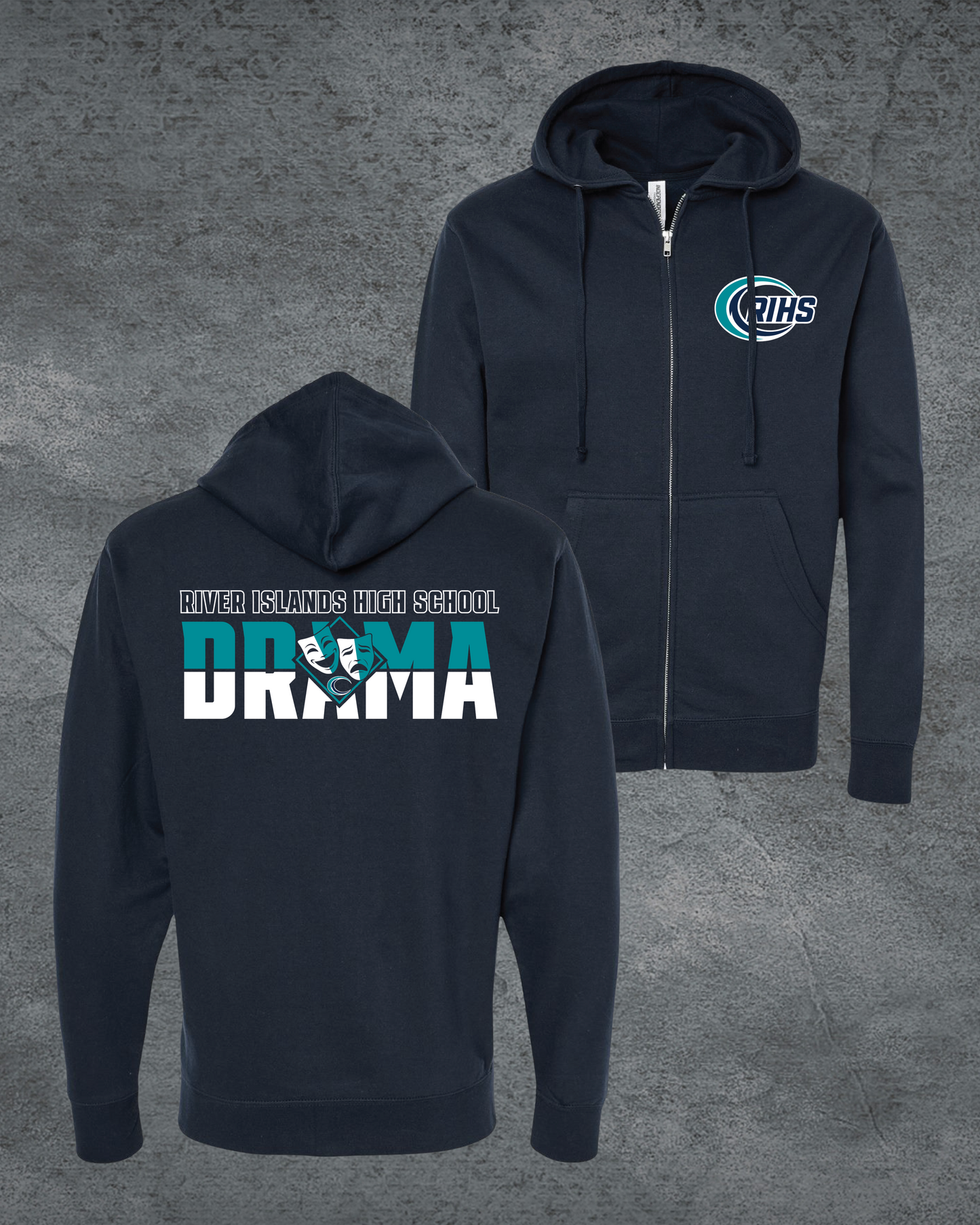RIHS Drama Zip Up Hoodie