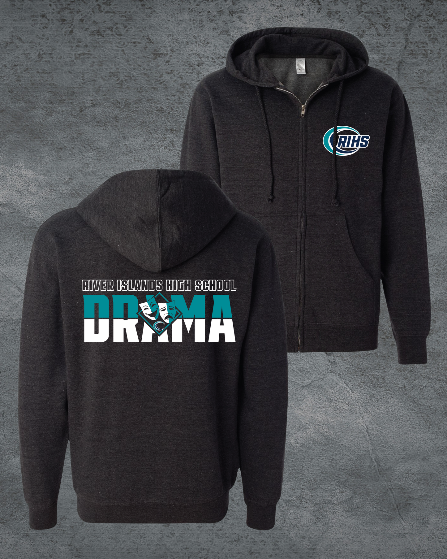 RIHS Drama Zip Up Hoodie