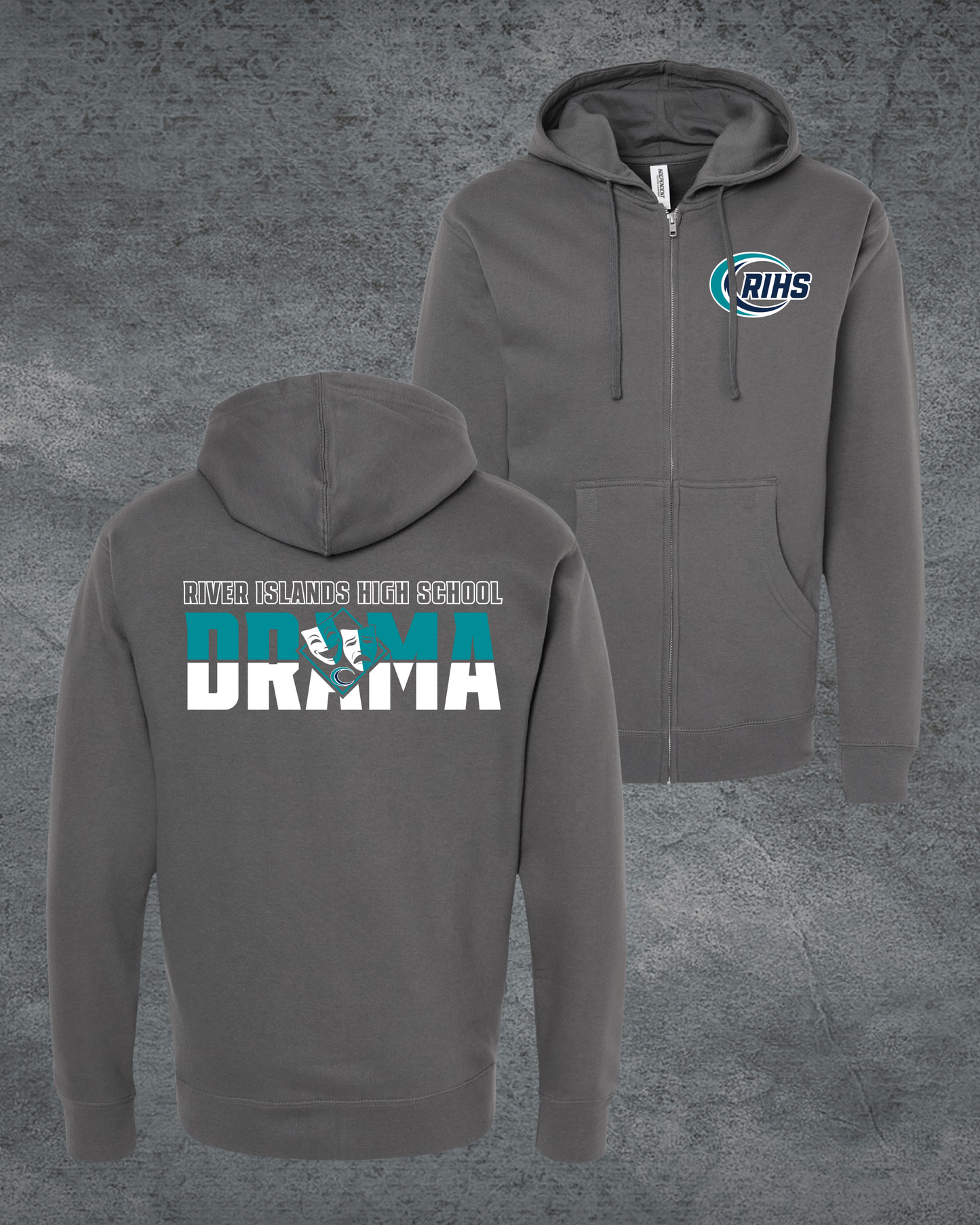 RIHS Drama Zip Up Hoodie