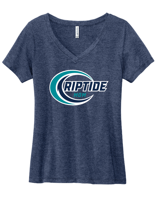 Riptide Mom V Neck T Shirt