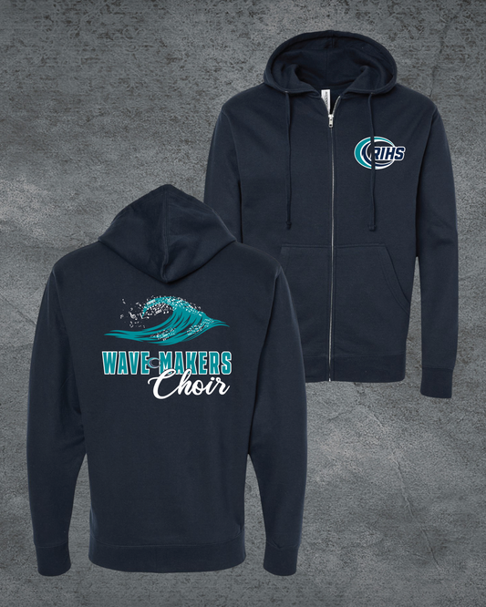 Wave Makers Zip Up Hoodie
