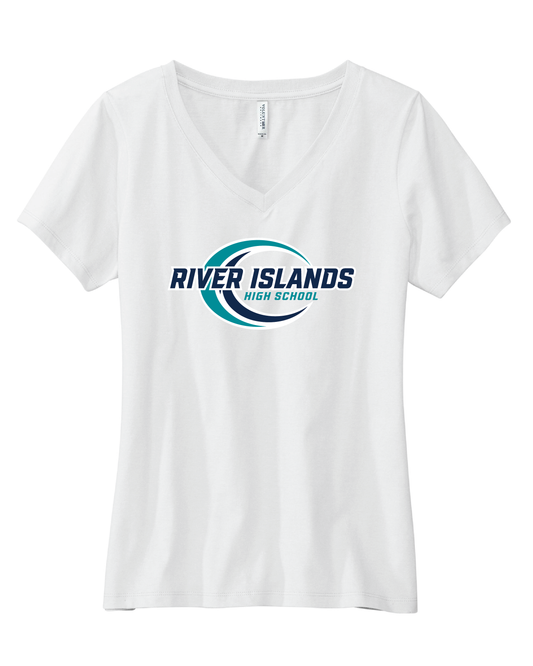 *LIMITED QUANTITY 35% OFF* River Islands Women's V Neck T Shirt