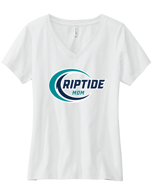 Riptide Mom V Neck T Shirt